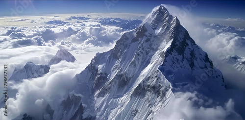 Majestic view of the K2 peak