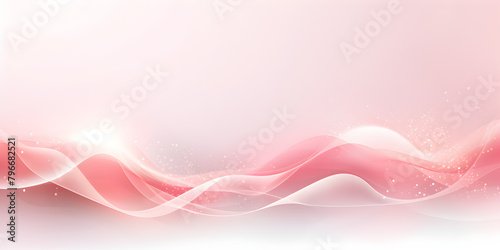 Abstract white wallpaper background with pastel pink line elements