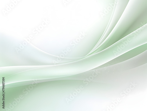 Abstract white wallpaper background with pastel green sparkle line elements