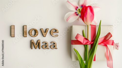 Happy mother's day greeting card or template 