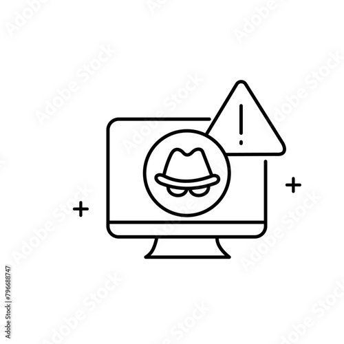 Fraud Detection Vector Icon Design