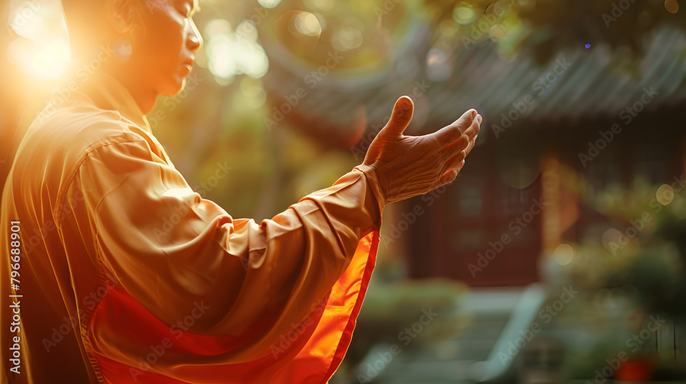 Obraz premium Praying Photos,generative ai