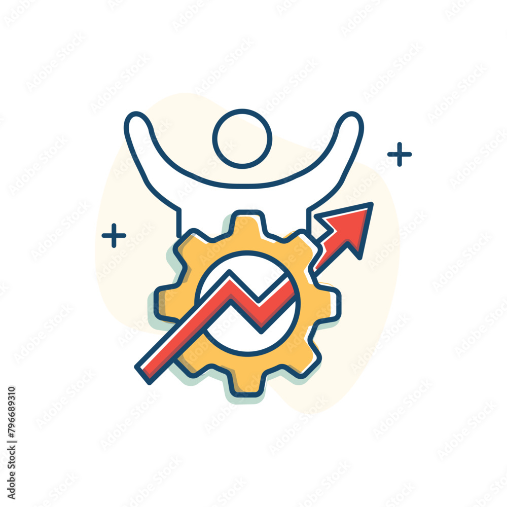 Obraz premium Enhancing Resilience Vector Icon Design