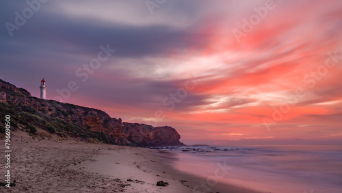 Early morning light at Aireys Inlet, Great Ocean Road photo