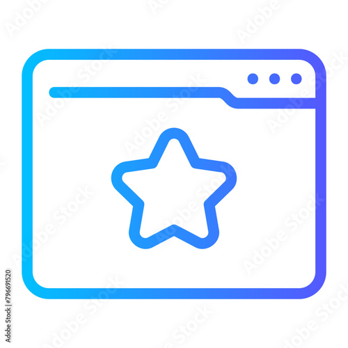 favourite gradient icon