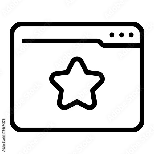 favourite line icon