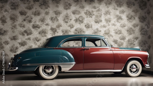 Vintage Wheels, Wallpaper Featuring a Classic Old Car Steeped in Nostalgia. © xKas