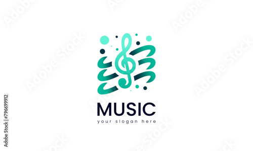 Melodic Elegance, A Sophisticated Music Logo Design