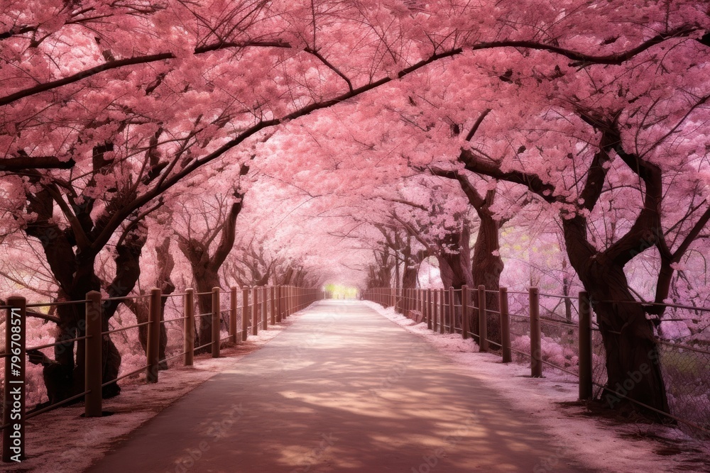 Sakura Garden park outdoors blossom.