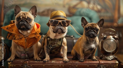 jet set pets, cats and dogs on vacation,pet, flight, dog, animal, transport, travel, journey, trip, airplane, vacation, 16:9 photo