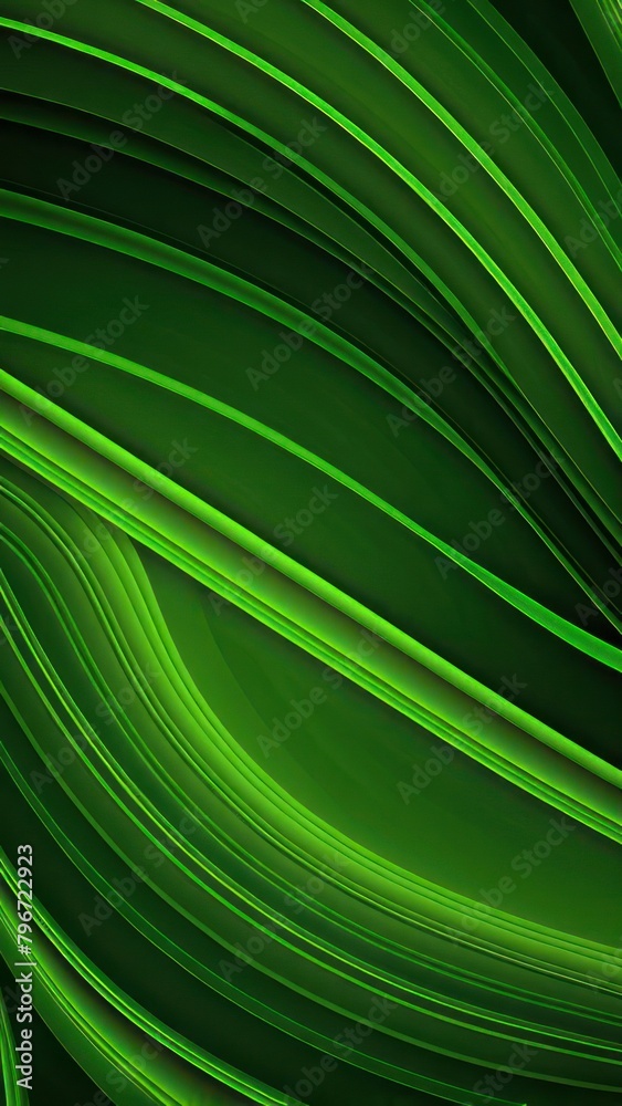 Illustration of Organic Green Lines as Abstract Wallpaper Background Illustration of Organic Green Lines as Abstract Wallpaper Background