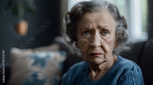 old woman with Regret: Eyes cloud, shoulders sag, haunted by what could've been © Дмитрий Симаков