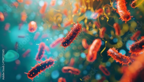 Research into the human microbiome offers potential for new preventive therapies that could enhance immune function and resist pathogens, science concept photo