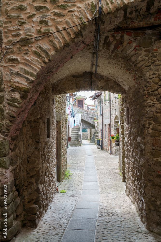 Filetto, historic town in Lunigiana, Tuscany