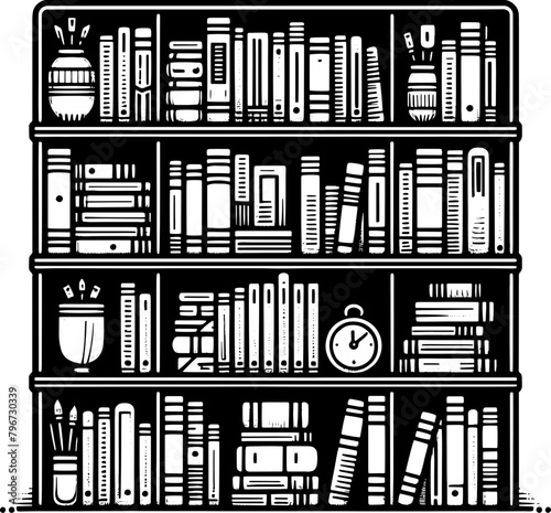 Bookshelf icon 5