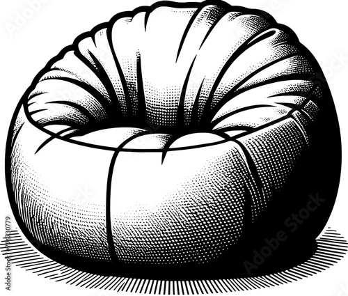 Bean bag furniture icon 5