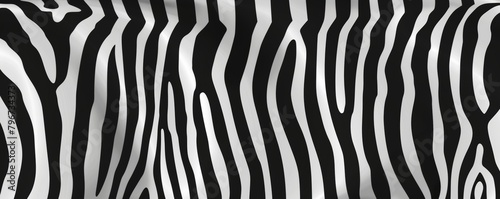 Black and white zebra print