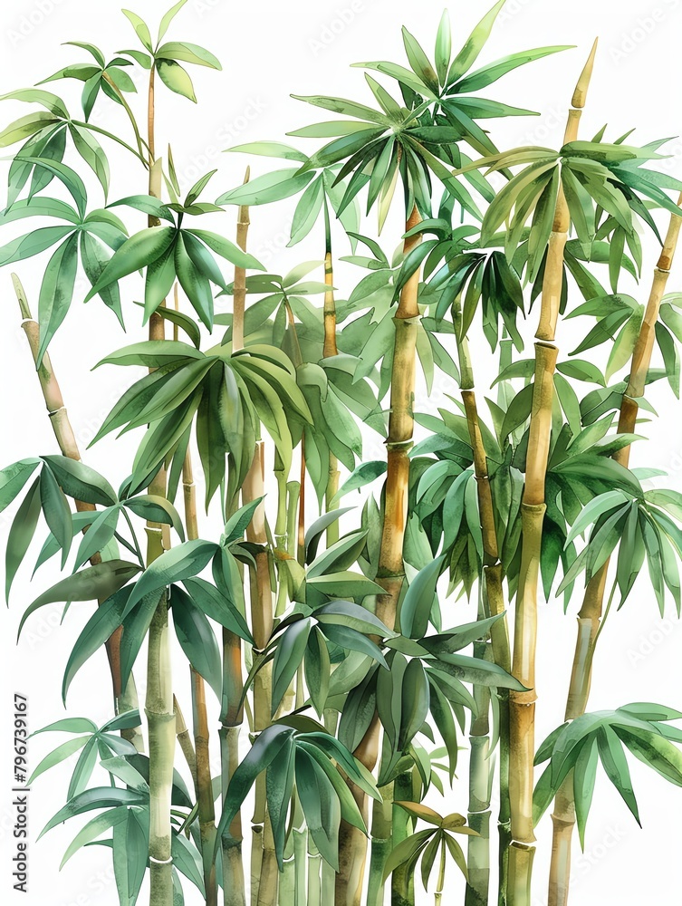 Fototapeta premium forest, bamboo forest