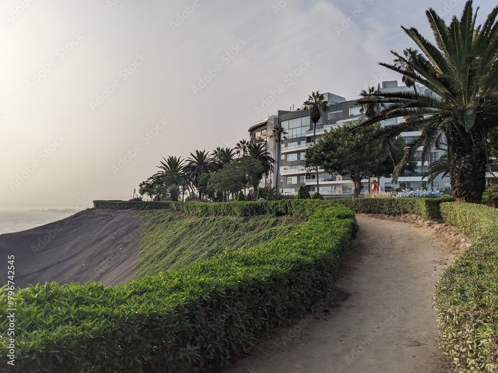 Overview of the neighborhood of Barranco in Lime, Peru - April 2024