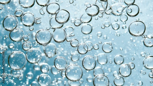 b'Close-up of bubbles in water'