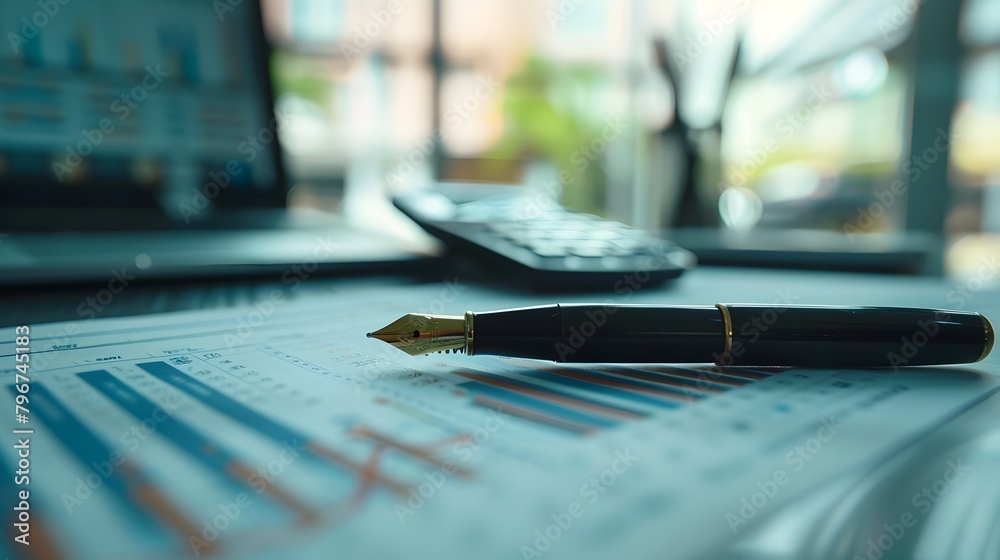 Data-Driven Decision Making: A Dynamic Office Scene Highlighting Key Business Statistics Data-Driven Decision Making: A Dynamic Office Scene Highlighting Key Business Statistics