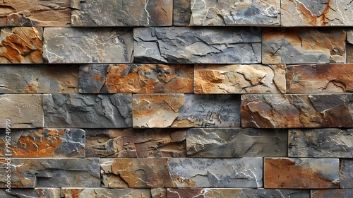 sophistication of a textured stone wall, with natural variations in color and texture, adding timeless beauty to interiors.