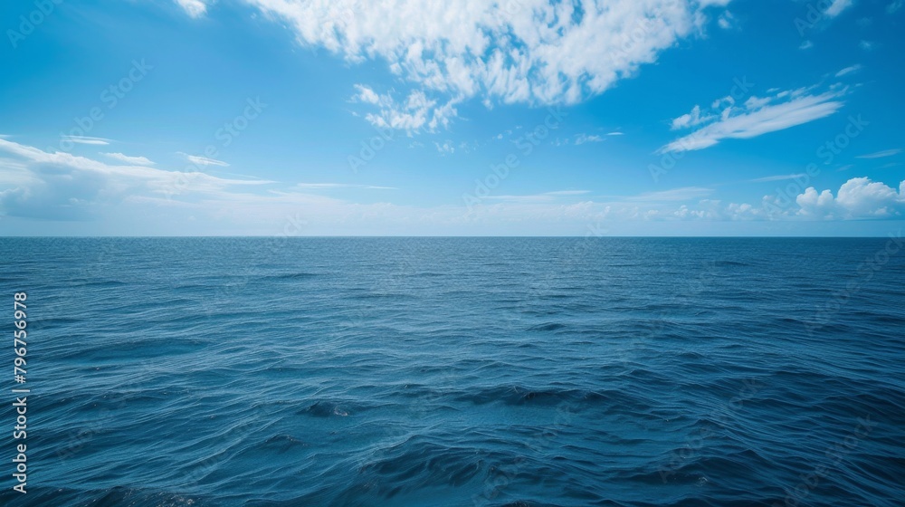 Obraz premium Ocean and sky elements