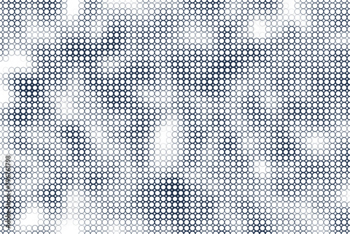 Halftone dots overlay pattern on transparent background © Photocreo Bednarek