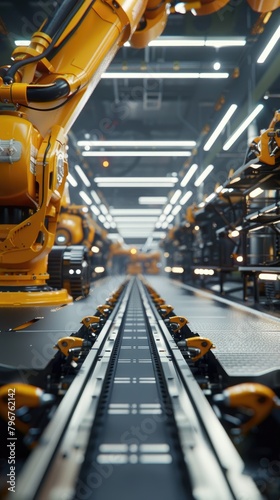 Automated manufacturing line for electric vehicles
