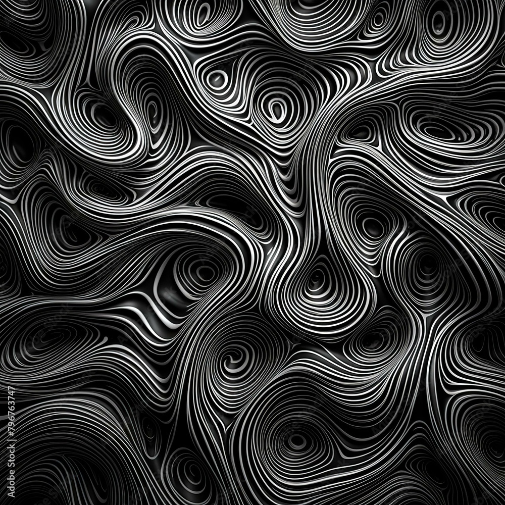 b'Black and white concentric circles' b'Black and white concentric circles'