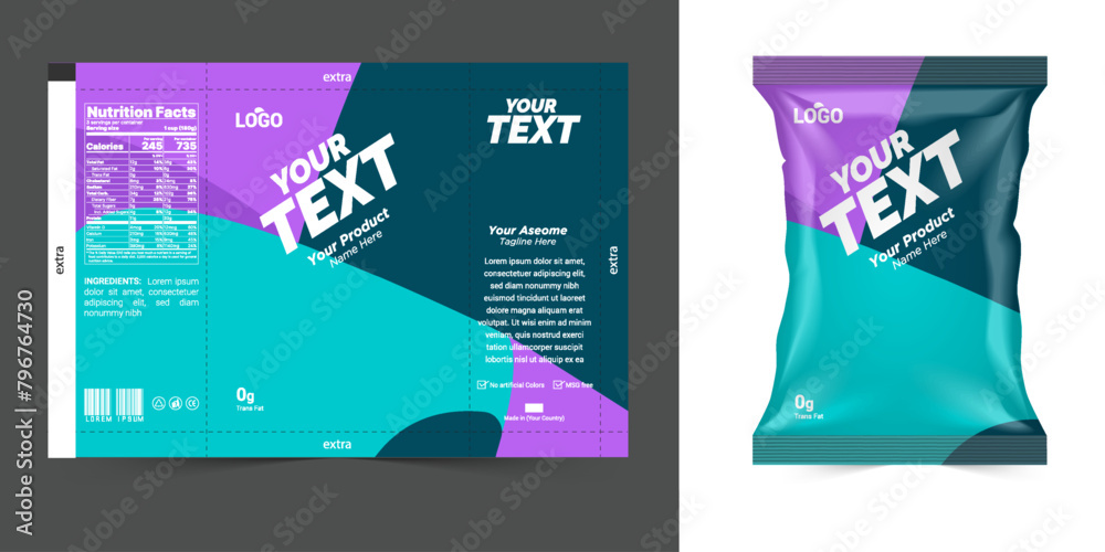 Package template design, Label design, mock up design label template