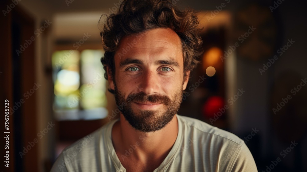 b'Portrait of a Bearded Man' b'Portrait of a Bearded Man'
