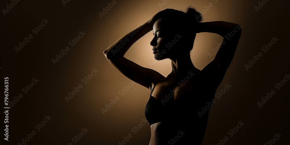 sleek woman body stock photography . --ar 2:1 Job ID: 511d329a-9674-45fe-afd3-b58ffae2feef