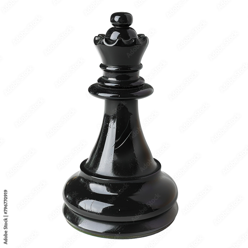 Black chess bishop piece isolated on white or transparent background Black chess bishop piece isolated on white or transparent background