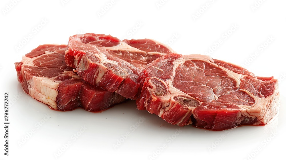 Artful Rendering: Raw Pork Meat in Hyperrealistic Detail Artful Rendering: Raw Pork Meat in Hyperrealistic Detail