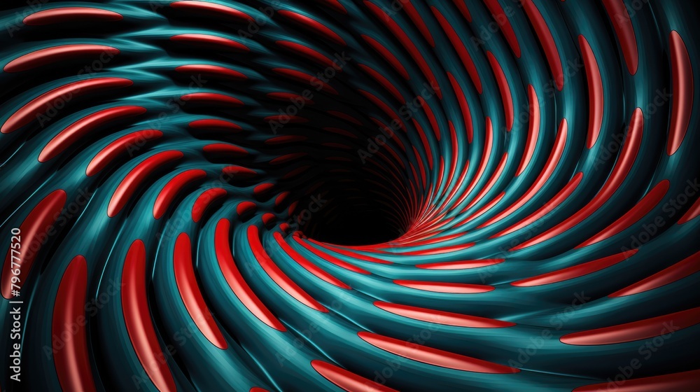A mind-bending optical illusion artwork that plays with perception and depth, AI Generative