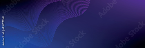 abstract dark background with glowing lines circles. vector ilustration photo