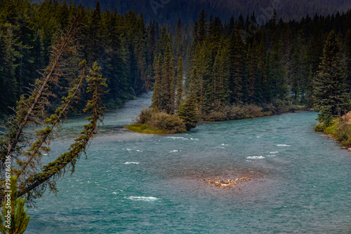 Morants Curve Banff National Park Alberta Canada photo