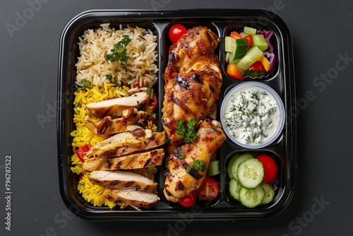 Deliver meals efficiently with fresh ingredients using meal kits and containers that ensure food stays vacuum sealed and portable, enhancing your weekly food organization. photo