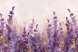 Lavender flowers watercolor background backgrounds painting blossom