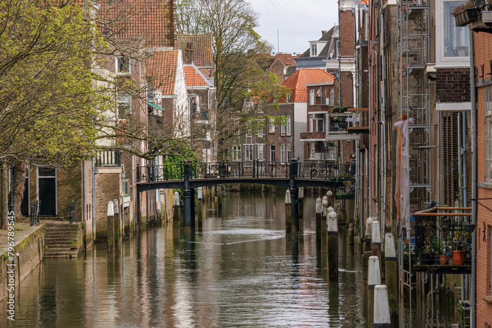 Fototapeta premium Die Stadt Dordrecht in den Niederlande