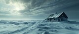 Abandoned polar landscapes whisper tales of ice that once dominated, now succumbing to the warming embrace of climate change.