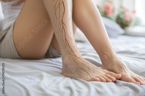 Clearly noticeable leg veins: Vascular problems, varicose vein remedies