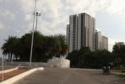 Photography Urban growth in Hyderabad of Telangana in India