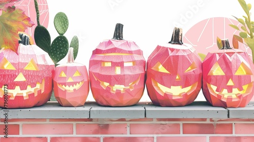 Pumpkin carving contest, creativity unleashed, jackolanterns aglow  72 photo
