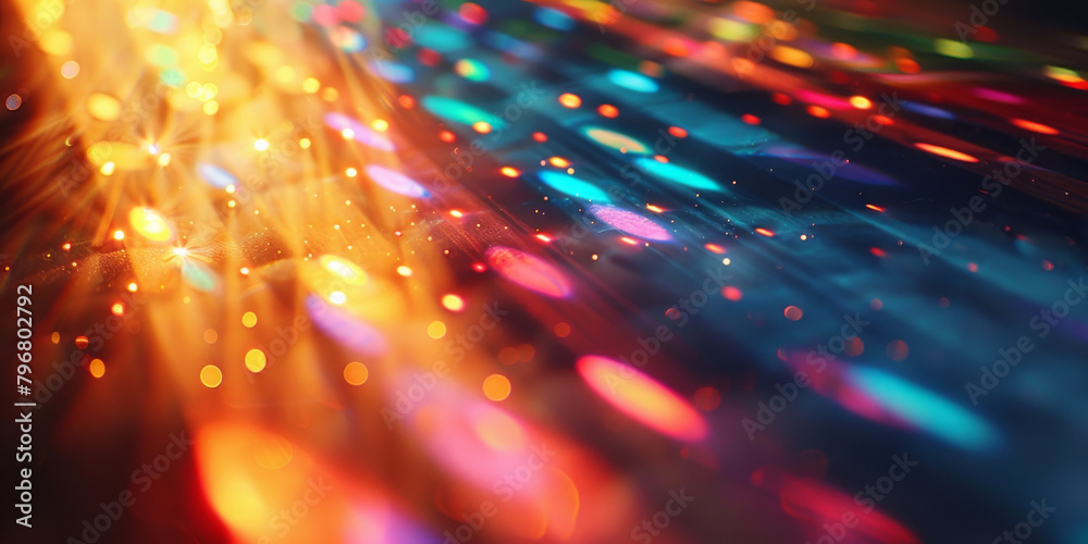 Ethereal Spectrum Dynamic Abstract Colorful Background Rainbow Vibrant Wallpaper