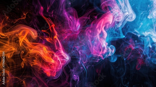 Background with vibrant colors, abstract colorful background ,AI generated image.