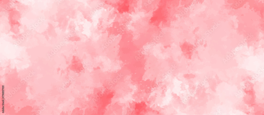 Fototapeta premium abstract colorful background with bokeh .Delicate sepia background with paint stains watercolor texture .subtle watercolor pink yellow blue gradient illustration. 
