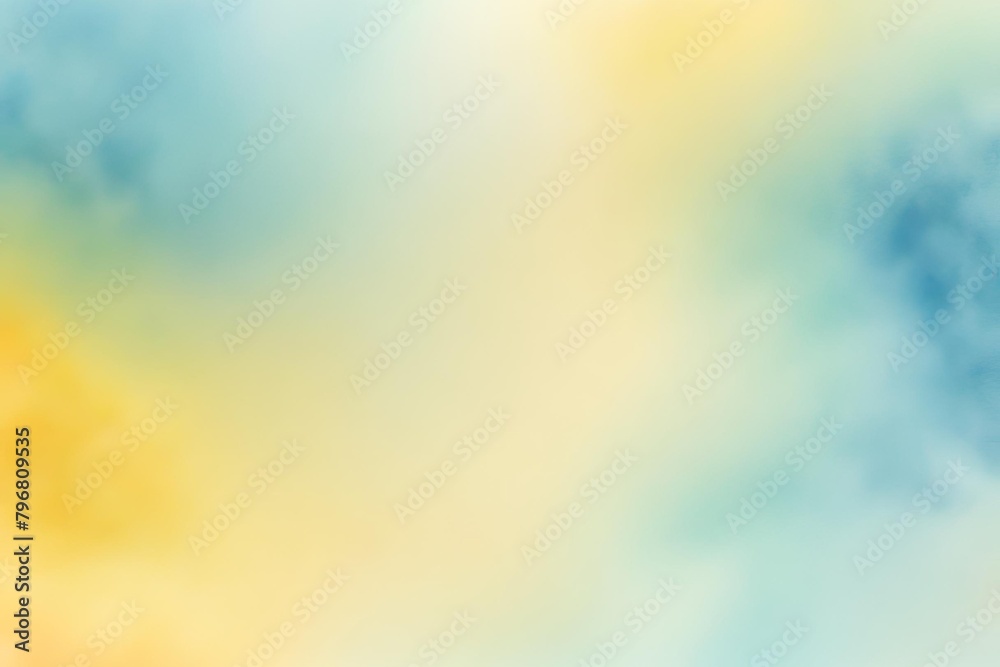 Abstract gradient smooth Blurred Watercolor Yellow And Blue background image Abstract gradient smooth Blurred Watercolor Yellow And Blue background image
