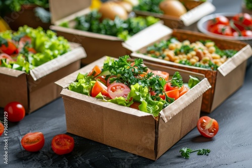 Support family meal plans with routine food management that caters to family meals, focusing on meal deliveries that enhance nutritional content and mealtime balance.